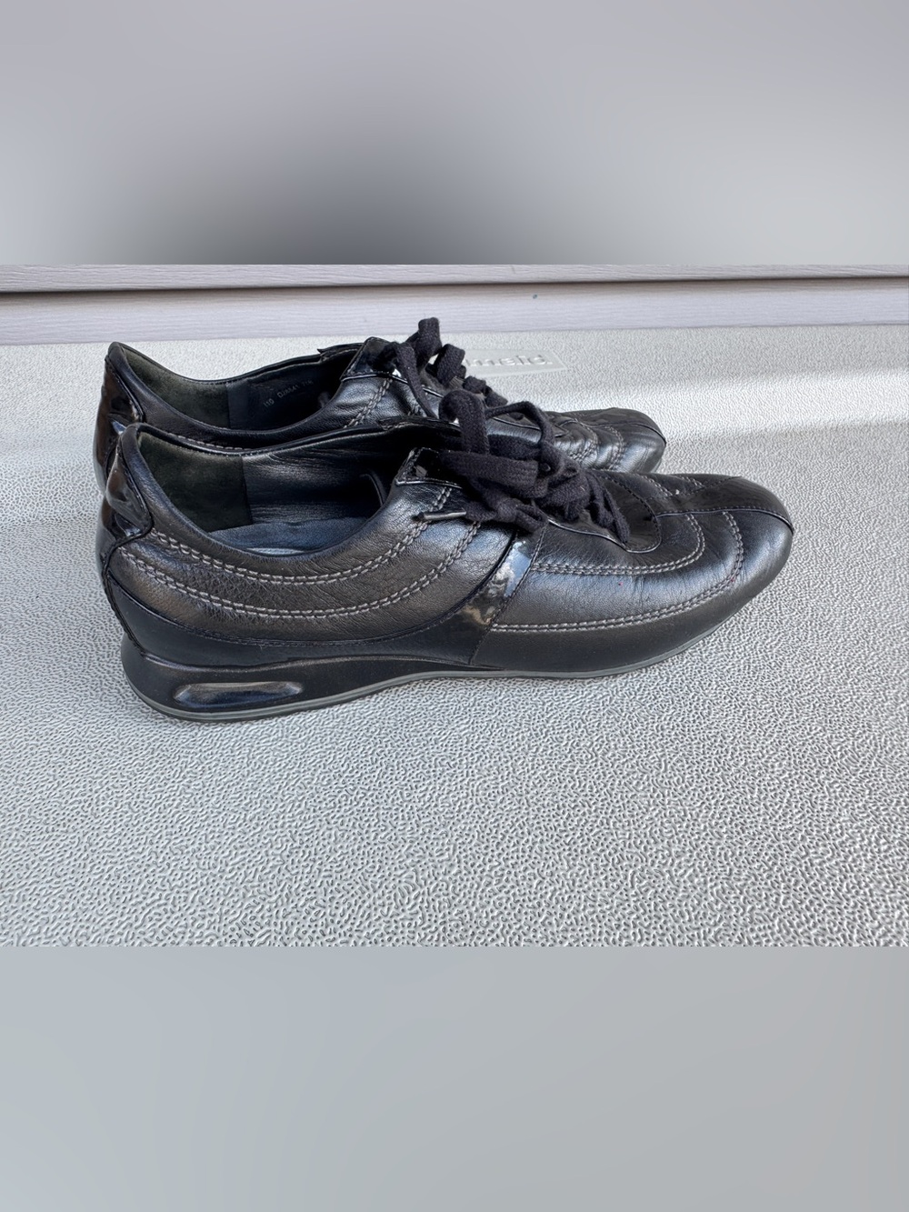 Cole Haan Women's Black Lace Up Fashion Sneakers - Size 7.5B